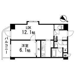 間取図画像 1LDK