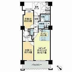 物件の間取り