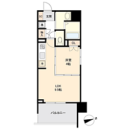 HF仙台長町レジデンス 1LDKの間取図画像