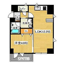 青葉勾当台ビル 1LDKの間取図画像
