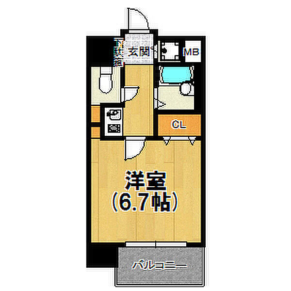 パラシオ塚本III ｜大阪府大阪市淀川区塚本３丁目(賃貸マンション1K・7階・21.12㎡)の写真 その2