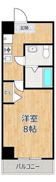 エレーヌ十三 ｜大阪府大阪市淀川区十三本町１丁目(賃貸マンション1K・6階・24.42㎡)の写真 その2