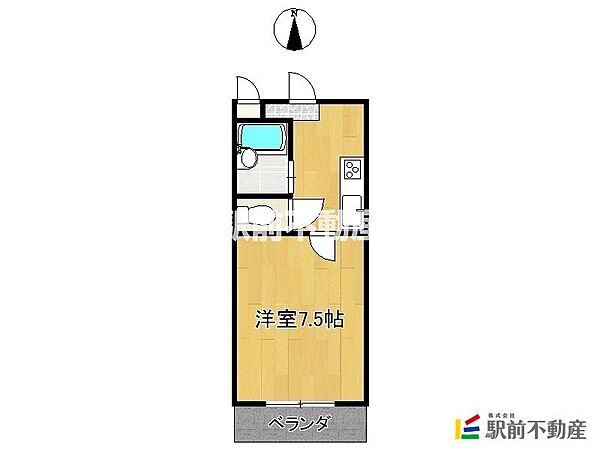 ハイツケンシー本庄I 107｜佐賀県佐賀市本庄町大字本庄(賃貸マンション1K・1階・25.38㎡)の写真 その2