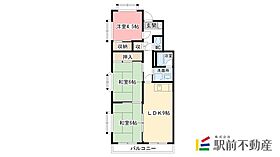 フレンドリー雅 402 ｜ 佐賀県佐賀市神野西4丁目18-13（賃貸マンション3LDK・4階・64.61㎡） その2