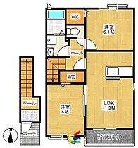 アルドーレI 204 ｜ 佐賀県神埼郡吉野ヶ里町三津1261-1（賃貸アパート2LDK・2階・57.63㎡） その2