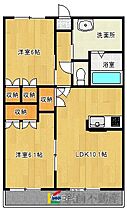 グリーンエンジェル白石 202 ｜ 佐賀県杵島郡白石町大字馬洗452-3（賃貸アパート2LDK・2階・51.66㎡） その2