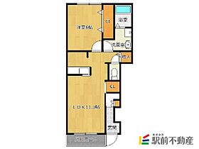 カメリア 101 ｜ 佐賀県佐賀市本庄町大字本庄26-8（賃貸アパート1LDK・1階・44.18㎡） その2