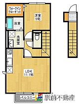 ロイヤルヴィラ・マロ 203 ｜ 佐賀県小城市小城町畑田1440-1（賃貸アパート1LDK・2階・44.06㎡） その2