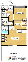 コンフォース三日月 207 ｜ 佐賀県小城市三日月町樋口887（賃貸アパート1LDK・2階・36.00㎡） その2