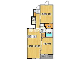 クレジデンス大和B 101 ｜ 佐賀県佐賀市大和町大字久池井2187-1（賃貸アパート2LDK・1階・53.92㎡） その2