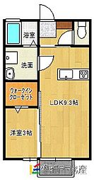 マ・メゾンA 1LDKの間取図画像