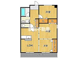 コットンライフ神園 2階