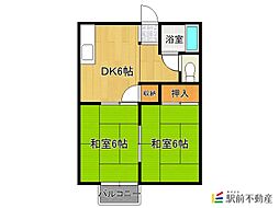 間取図画像 2DK