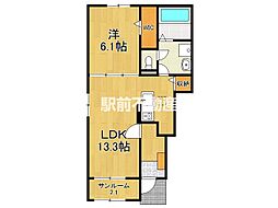 間取図画像 1LDK