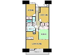 アルファステージ佐賀駅前 3LDKの間取図画像