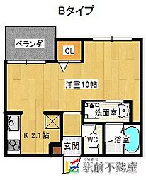 MOCO-DICE 1Kの間取図画像
