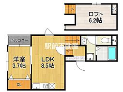 シャノワール佐賀東 2階