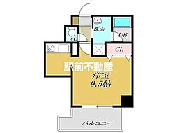 サムティ佐賀駅前Serena ワンルームの間取図画像