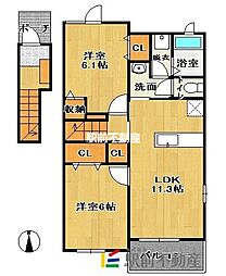 ベル メゾン ディデアル 2階/202