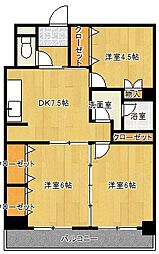 セントラル鍋島 2階/202