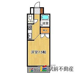 グランドアーク神埼 ワンルームの間取図画像