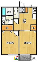 サンヒルズB棟 1階/101
