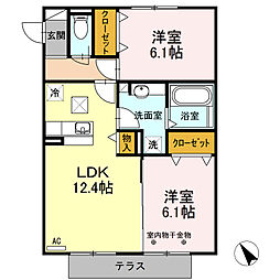 セジュール・フーキＣ 1階