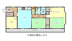 メゾンアイサン 3LDKの間取図画像