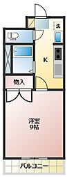 間取図画像 1K