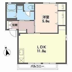 ブランエトワールA 2階