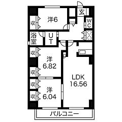 物件の間取り