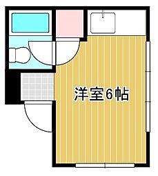 フェンリル北寺島 ワンルームの間取図画像