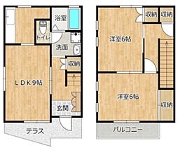 ガーデンパレスオオタ 2LDKの間取図画像
