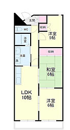 シティプレイス 3LDKの間取図画像