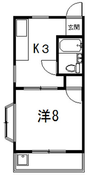 コーポアスワンI 202｜静岡県浜松市浜名区寺島(賃貸アパート1K・2階・25.92㎡)の写真 その2