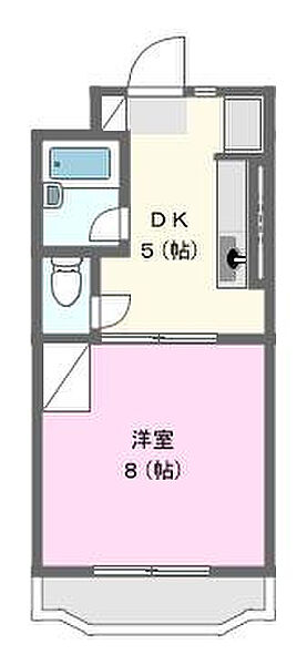 メルベーユI 505｜静岡県浜松市中央区長鶴町(賃貸マンション1DK・5階・25.92㎡)の写真 その2