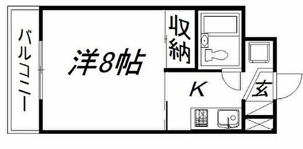 マンションメナード 202｜静岡県浜松市中央区西塚町(賃貸マンション1K・2階・23.80㎡)の写真 その2