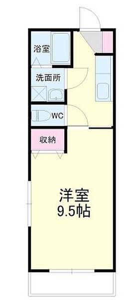 野中第6マンション 201｜静岡県浜松市中央区植松町(賃貸マンション1K・2階・30.47㎡)の写真 その2