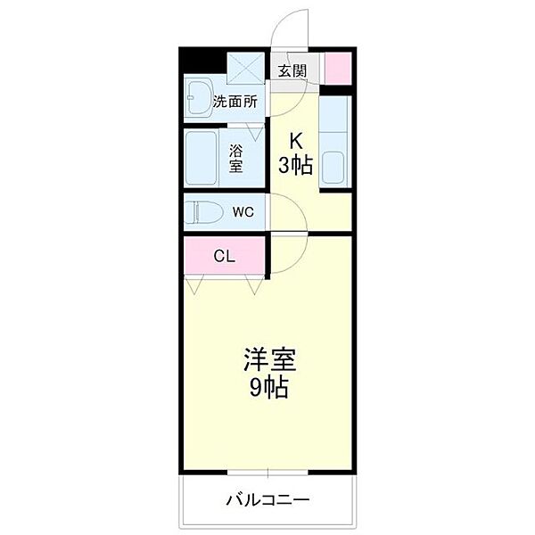 メモリアル・ポート 106｜静岡県浜松市中央区小池町(賃貸マンション1K・1階・25.92㎡)の写真 その2