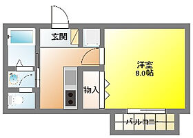 コーポサンガ 201 ｜ 静岡県浜松市中央区中沢町（賃貸アパート1K・2階・27.04㎡） その2