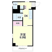 アベニュー山下 601 ｜ 静岡県浜松市中央区山下町（賃貸マンション1DK・6階・31.30㎡） その2