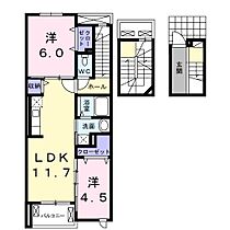 マーガレット　ウッズ 305 ｜ 静岡県浜松市中央区若林町（賃貸アパート2LDK・3階・61.59㎡） その2