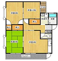 ニューラフォーレ佐鳴台 202 ｜ 静岡県浜松市中央区佐鳴台６丁目（賃貸マンション3LDK・2階・56.90㎡） その2