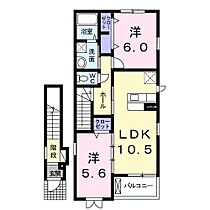 マナ　Ｗ 201 ｜ 静岡県浜松市中央区中島３丁目（賃貸アパート2LDK・2階・56.47㎡） その2