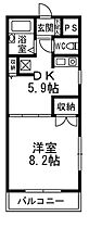 プレジデントヴィラＢ 101 ｜ 静岡県浜松市中央区大平台３丁目（賃貸マンション1DK・1階・32.09㎡） その2