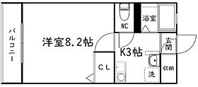 シャトルI 203 ｜ 静岡県浜松市中央区三島町（賃貸アパート1K・2階・24.84㎡） その2