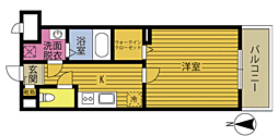 DiaResto若草 1Kの間取図画像