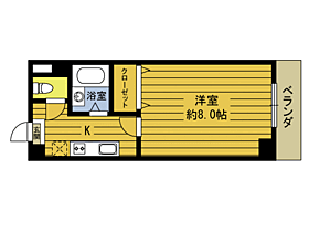 Ｒ68番館 2-C ｜ 大分県別府市鉄輪東（賃貸マンション1K・2階・25.92㎡） その2