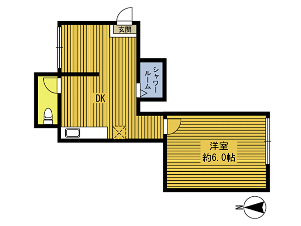 ポッシャモアオアシス 103｜大分県別府市上人仲町(賃貸アパート1DK・1階・19.20㎡)の写真 その2