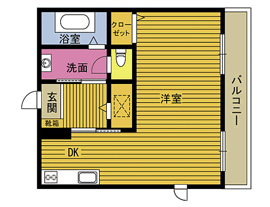 シャトレ浜田_間取り_0